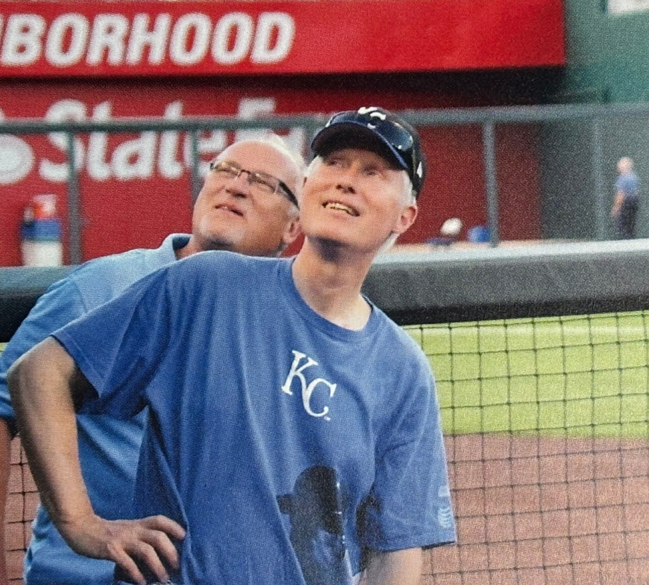 Larry in the 3B Dugout Suite at Kauffman Stadium